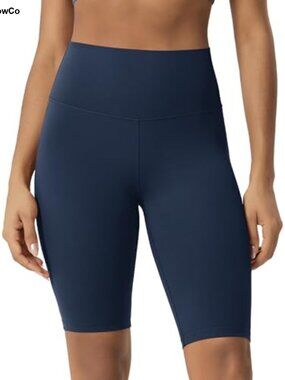 Buttery Soft High Waist Biker Shorts 10" Inseam Yoga Lounge